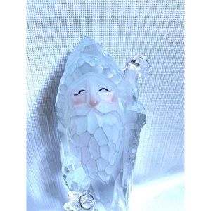Roman Inc Clear Acrylic Santa Christmas decoration